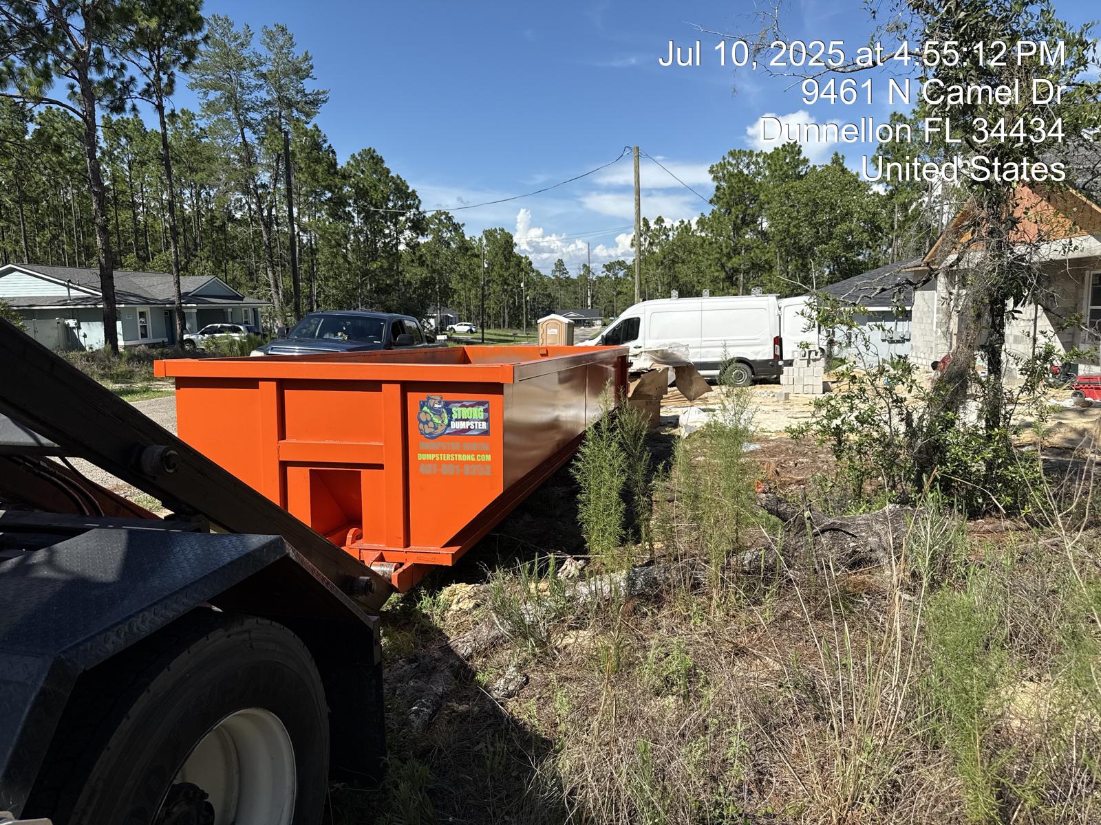 Garage Cleanout Dumpster Rental Orlando FL