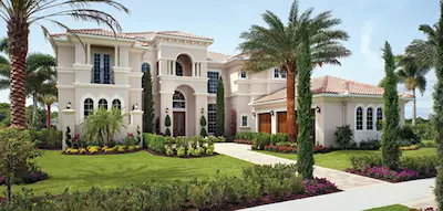 Luxury Windermere FL home — residential dumpster rental service area
